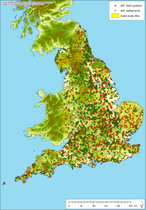 AIP settlements and field systems (Bronze Age to early medieval)