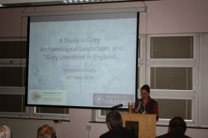 Presenting on the English Landscapes and Identities Project and Grey Literature at DVAD2014