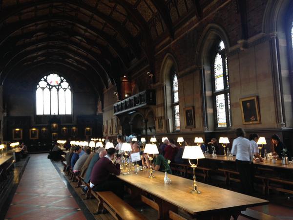 Keble Hall - apparently deliberately designed to be some 10 m longer than Christ Church College Hall..